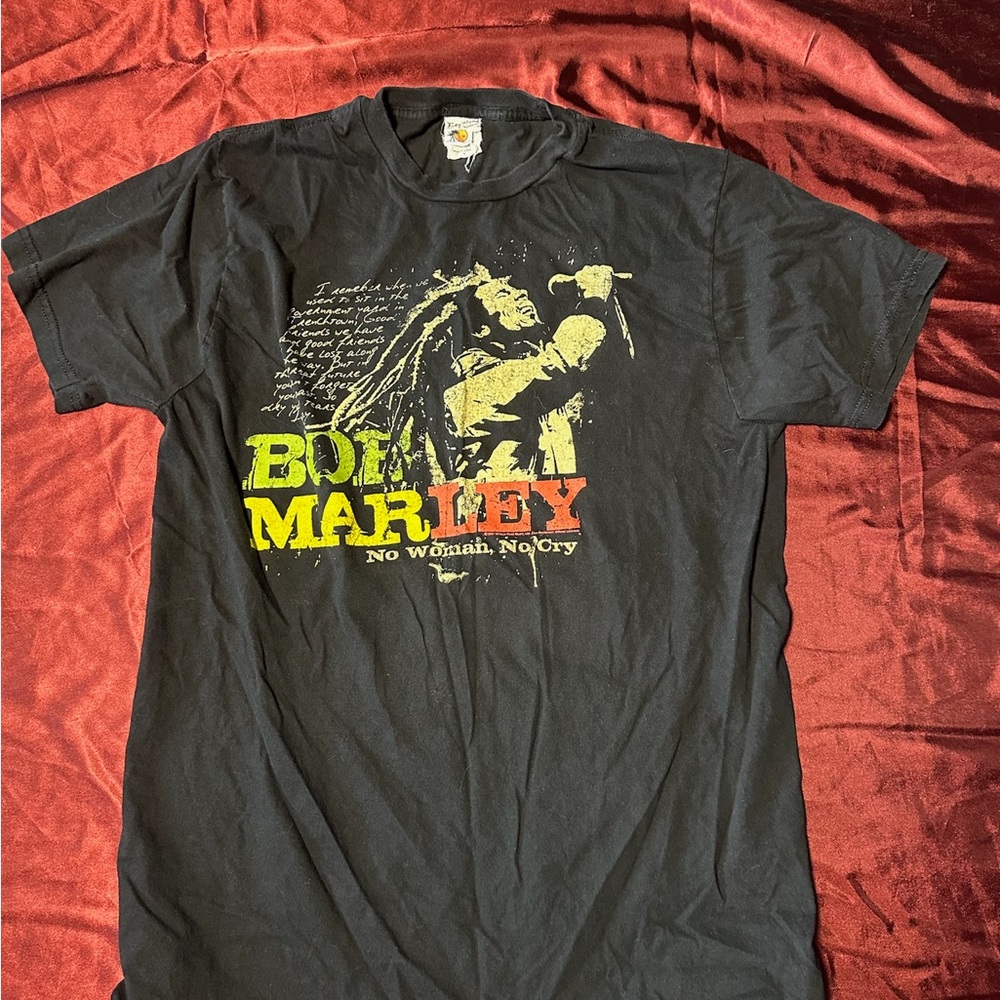 Bob Marley Black Graphic T-Shirt